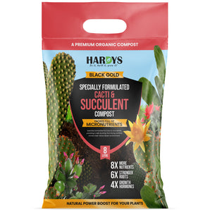 Succulent & Cacti Soil - Cactus Planting Soil Mix for Potting - 8L Black Gold