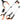 Two pairs of black and orange grabbers with magnetic tips suspending car keys on a white background
