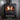 Black wood stove with flames inside, featuring text describing natural fire starting benefits on a grey background.