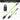 Garden trowel with dimensions labelled on a white background. Extended length 94cm. Shortened length 66cm.