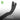 Black notched crowbar head on a grey background with a green leaf logo.