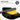 Heavy-duty dustpan and brush set with yellow bristles on a white background. On screen text reads 'heavy duty, designed to handle daily use'.