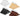 Several sets of wooden hangars in black, white, tan, and dark brown on a white background.