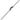 Long metal ruler with a level built into the handle on a white background