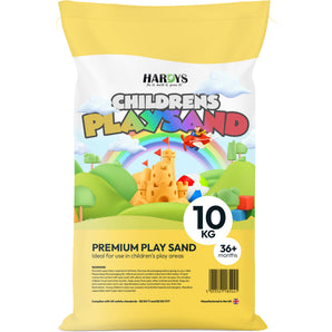 Bag of Hardys Children's Play Sand with a colourful design on a white background