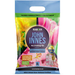8L – Potting On Compost – Worm Cast John Innes No.2 – Organic Loam Base