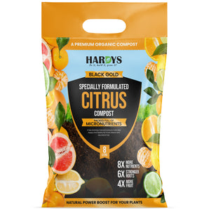 Citrus Compost - Fruit Compost for Citrus Trees - 8L Black Gold Organic Mix