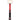 White mallet with a red and black handle on a white background