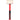 Mallet with a white head and red and black handle on a white background