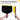 Cleaning tools with black dustpan and yellow brush held by hands against a white background.