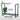 Garden kneeler with steel frame, tool pouch, (included with purchase) and cushioned seating on a white background.