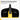Black dustpan with yellow bristle brush on a white background, labeled 'Premium Construction'.