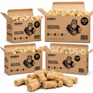 Natural Fire Lighters for Wood Burners, Log Burner, Pizza Oven