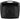 Black potting tray with handles on a white background